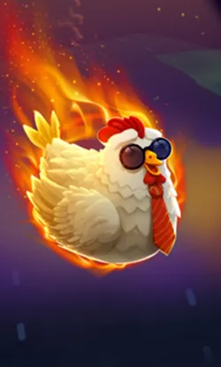 image du slot Flaming Chicken Highway Hazard